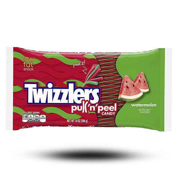 Süßigkeiten aus aller Welt, amerikanische Süßigkeiten, internationale Süßigkeiten, Fruchtgummi aus aller Welt, American Sweets, Twizzlers Pull'n'Peel - Watermelon