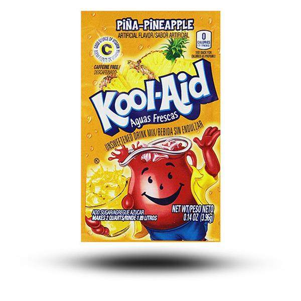 amerikanische Getränke, Getränke aus aller Welt, internationale Getränke, amerikanische Drinks, Drinks aus aller Welt, Kool Aid Pineapple Soft Drink Mix