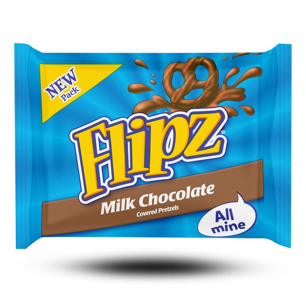 Süßigkeiten aus aller Welt, amerikanische Süßigkeiten, internationale Süßigkeiten, Süßigkeiten bestellen, Sweets online, Schokolade aus aller Welt, American Sweets, Flipz Milk Chocolate Mini Pretzels